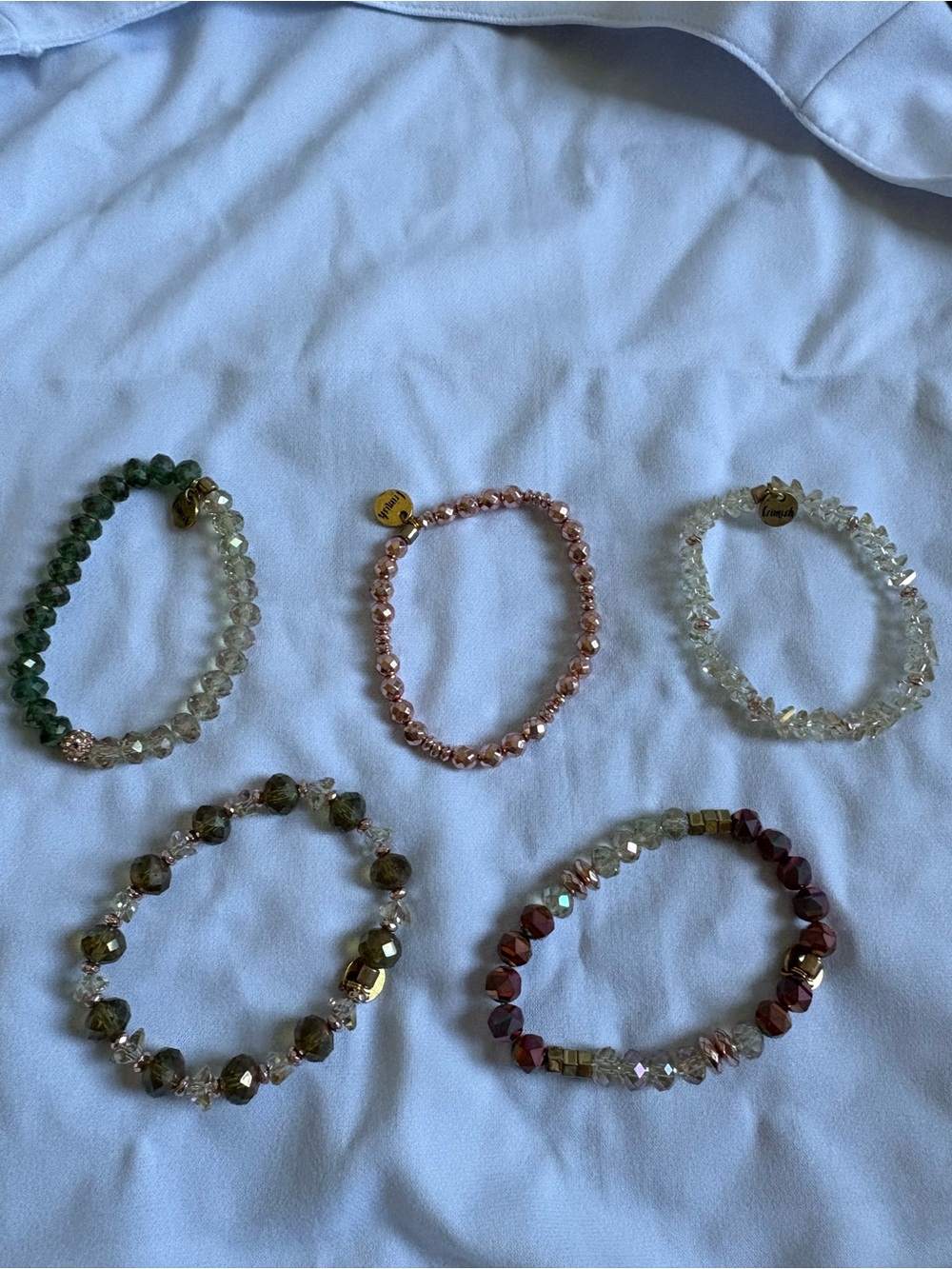 Erimish Beaded Stretch Bracelet Set - Mixed Colors